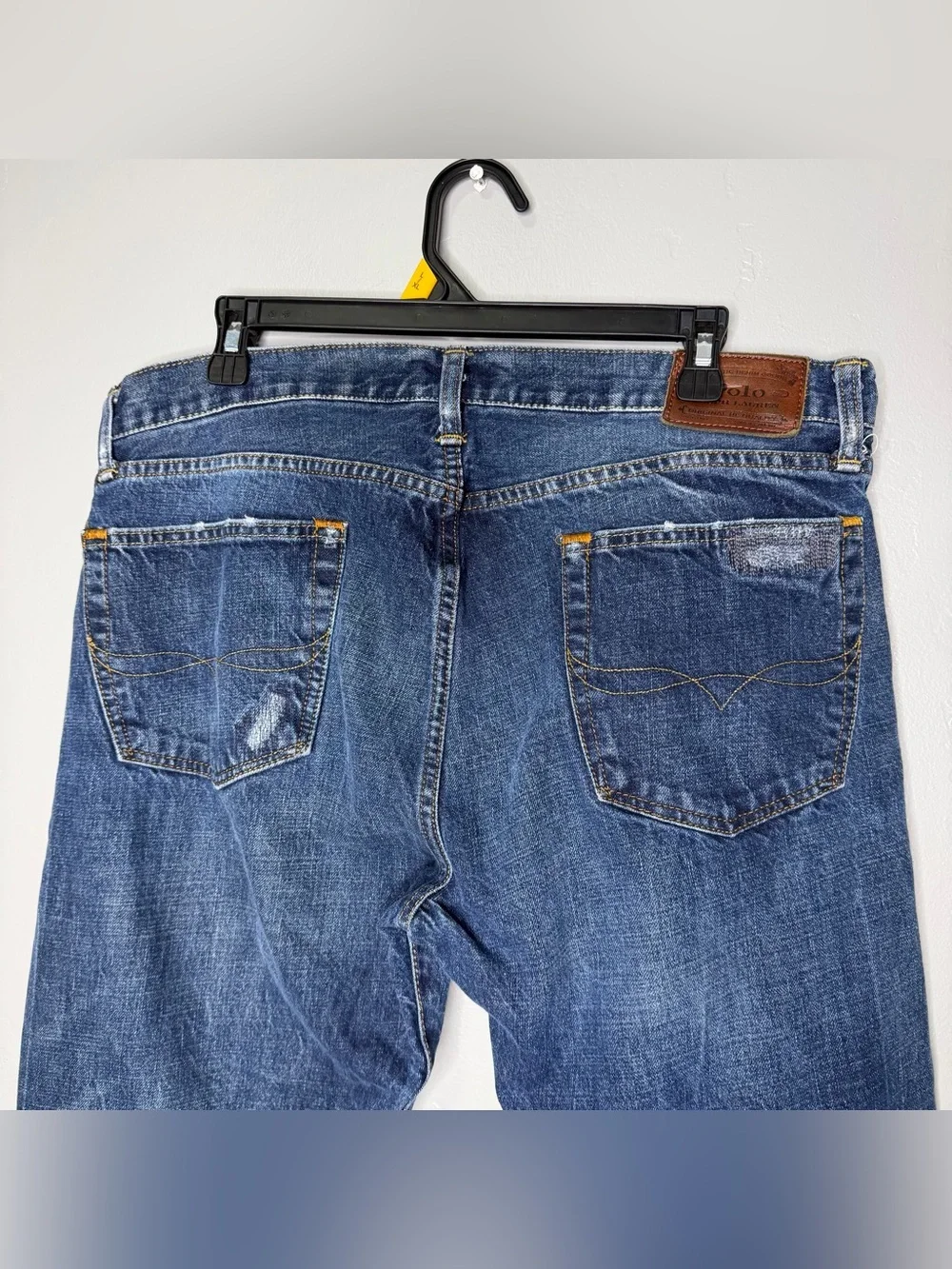 Polo Ralph Lauren Men’s Distressed Varick Slim Straight Jean TAILORED